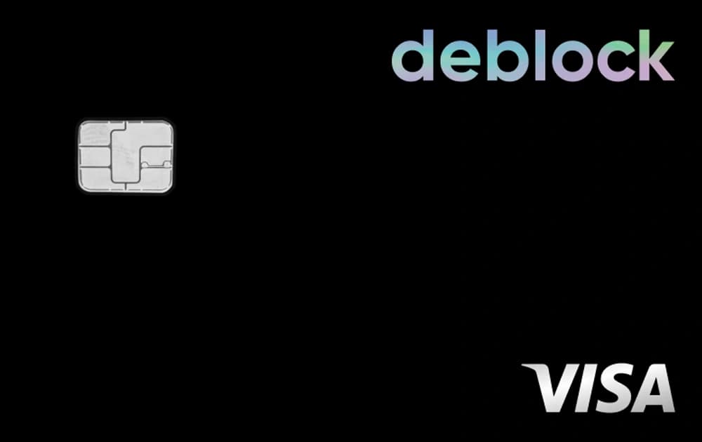 Black Deblock Visa card
